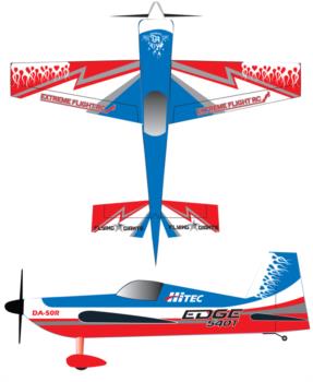 Extreme Flight Edge 540T Red2 Graphic Package